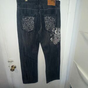 PILGRIM APPAREL MR COLLECTION Y2K Straight Relaxed Jeans-34x32 NWOT